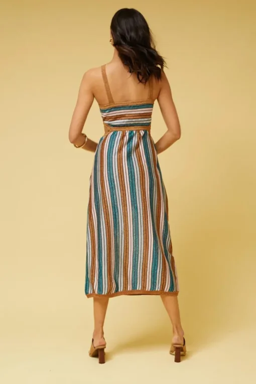 Suboo - Lolita Knit Keyhole Cut Out Dress (Metallic) FINAL SALE