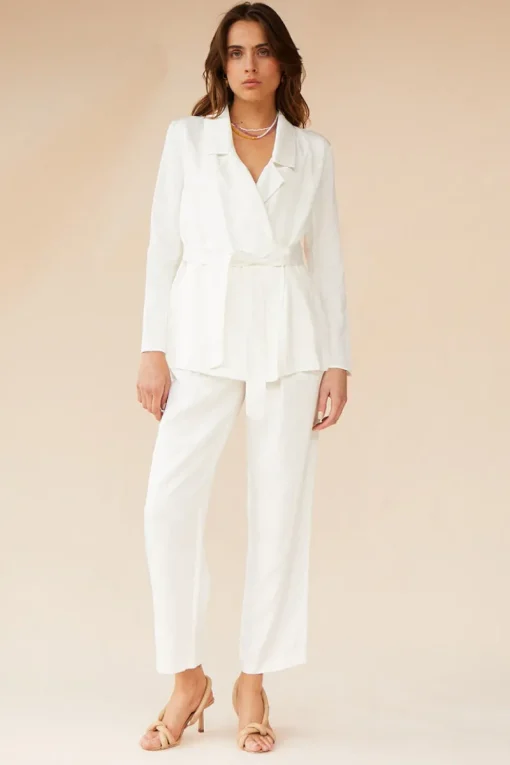Women Suboo - Marlo Drapey Blazer (Ivory)