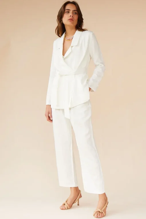 Women Suboo - Marlo Drapey Blazer (Ivory)