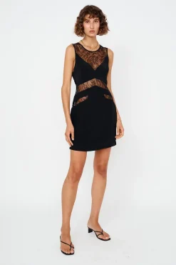 Suboo - Monique Lace Mini Dress (Black)