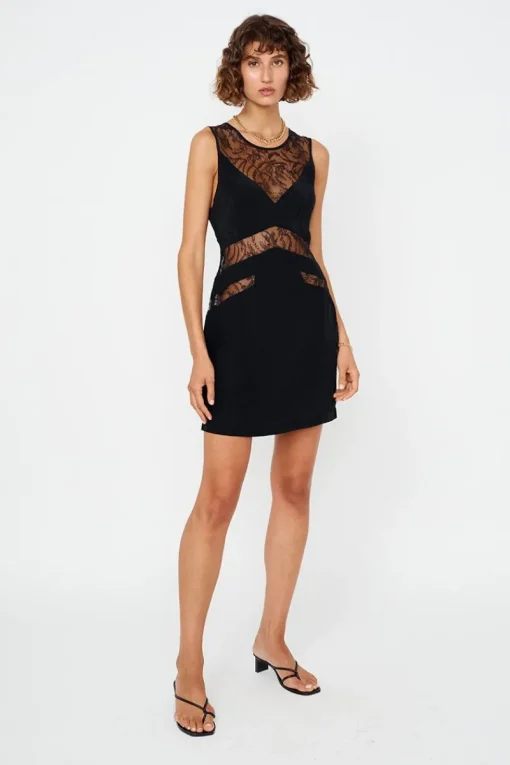 Suboo - Monique Lace Mini Dress (Black)