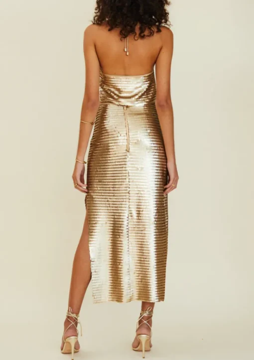 Suboo - Pyra Strappy Halter Top (Gold)