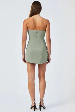 Suboo - REMI CORSET MINI DRESS (SAGE)