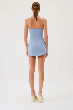 Suboo - REMI CORSET MINI DRESS - BLUE