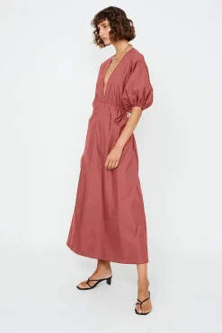 Suboo - Rossana Backless Dress (Wine)
