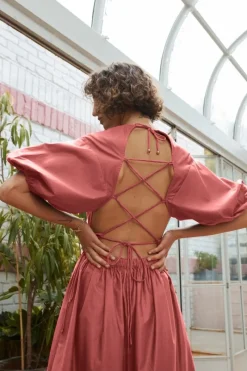 Suboo - Rossana Backless Dress (Wine)