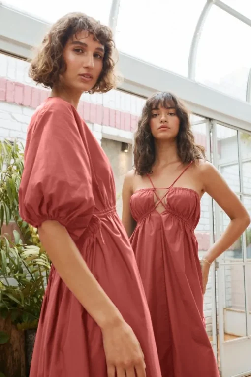 Suboo - Rossana Backless Dress (Wine)