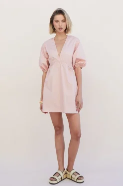 Suboo - Rossana Mini Dress Backless Dress (Nude Pink)