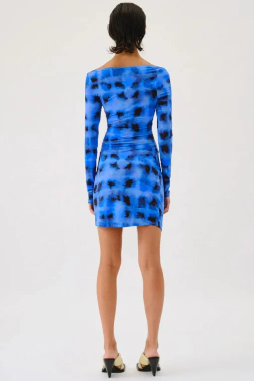 Suboo - SHIBORI LONG SLEEVE OFF SHOULDER TOP / DRESS