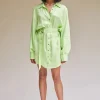 Suboo - Sky Mini Shirt Dress (Lime)