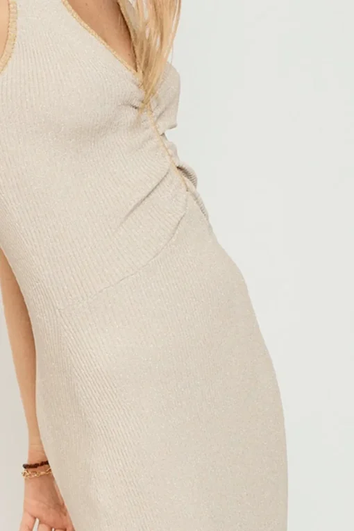 Suboo - Sonnet Knit Dress (Beige Yellow)