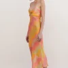 Suboo - Sundown Twist Front Slip Dress (Sunset Ombre)