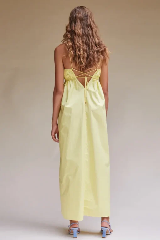 Suboo - Tali Strappy Maxi Dress (Lemon) FINAL SALE