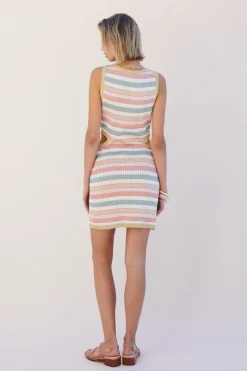 Suboo - Willow High Neck Cut Out Mini Dress