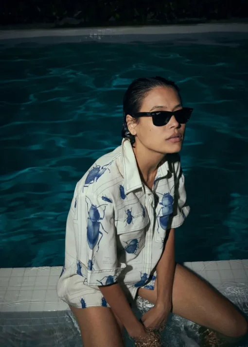 Women SUNSET LOVER - BEETLE UTILITY SHIRT