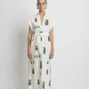 SUNSET LOVER - BOWSHALL COLUMN DRESS (BEETLE PRINT)