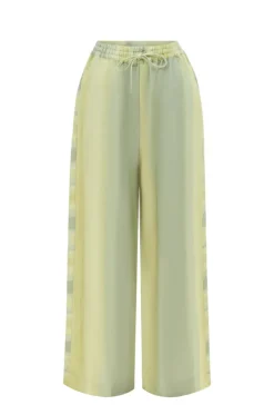 Women SUNSET LOVER - FOLIAGE PANT (LEAF GREEN STRIPE)