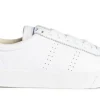Women Superga - 2843 Club S Comfleau Comfort Leather (White / Beige Sand)