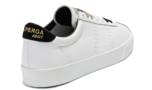 Women Superga - CLUBS COMFLEASUEU WHITE BLACK