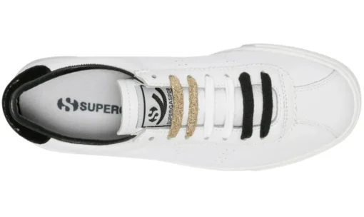 Women Superga - CLUBS COMFLEASUEU WHITE BLACK