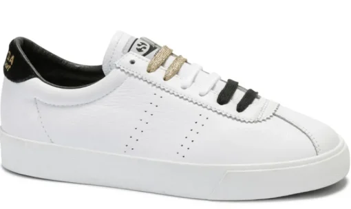 Women Superga - CLUBS COMFLEASUEU WHITE BLACK