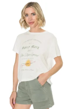 The Laundry Room - CAN"T RESIST SPICY MARG TEE (WHITE)