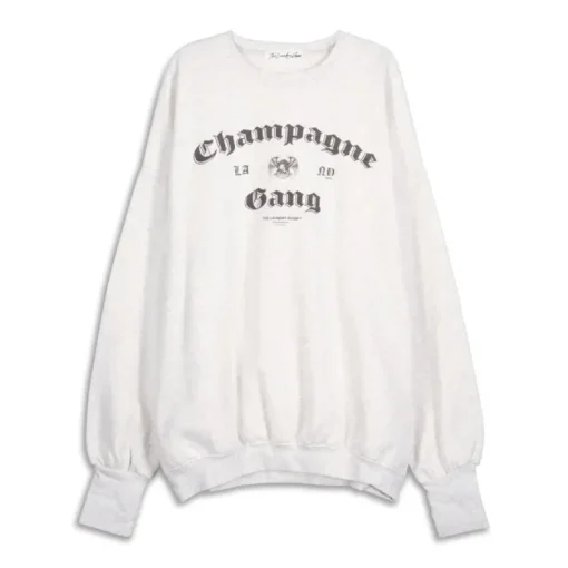 The Laundry Room - CHAMPAGNE GANG NY JUMPER (PEBBLE HEATHER)