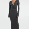 The Line By K - Calli Dress (Deep Grey)