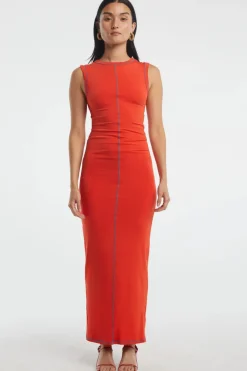The Line By K - Inez Dress (Persimmon)