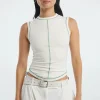 The Line By K - Martine Tank Top (Vanilla)