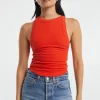 The Line By K - Ximeno Tank (Persimmon)