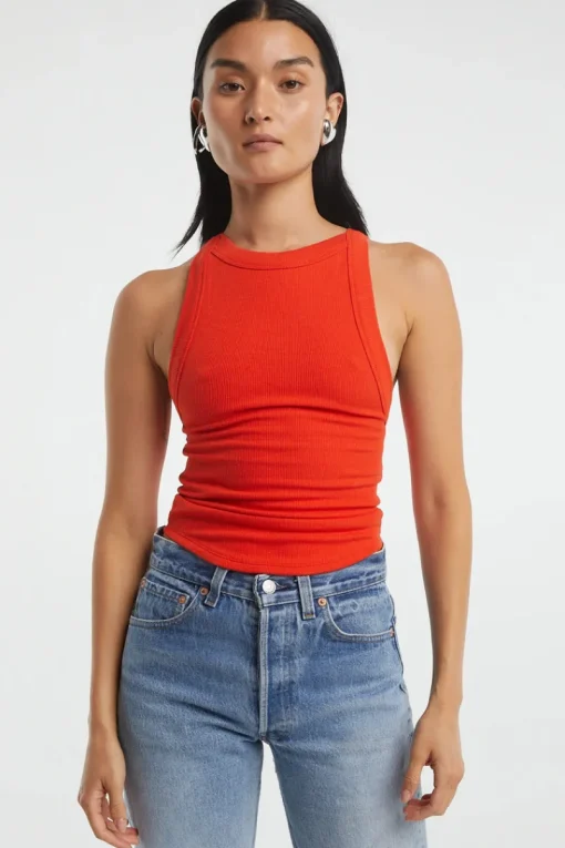 The Line By K - Ximeno Tank (Persimmon)