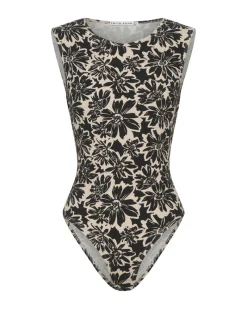 Third Form - Always Flowers Tank Bodysuit (Night Flower) FINAL SALE
