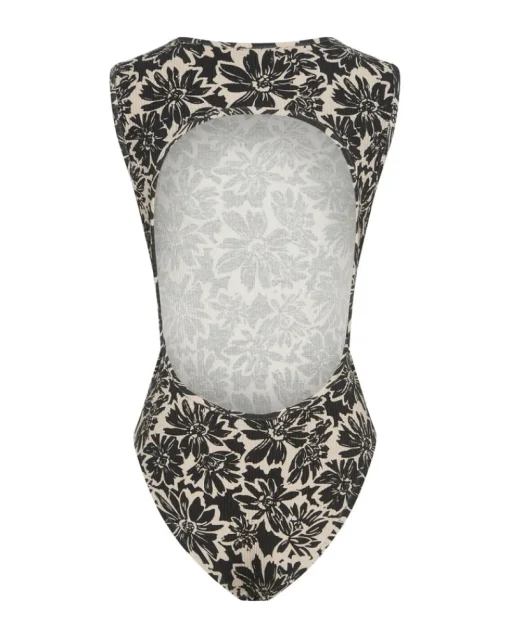 Third Form - Always Flowers Tank Bodysuit (Night Flower) FINAL SALE