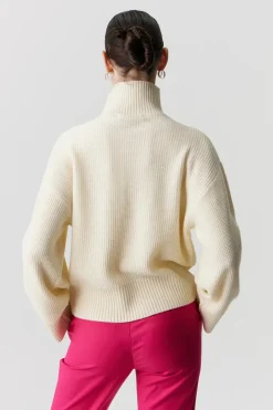 Third Form - Boucle Turtleneck Knit (Cream)