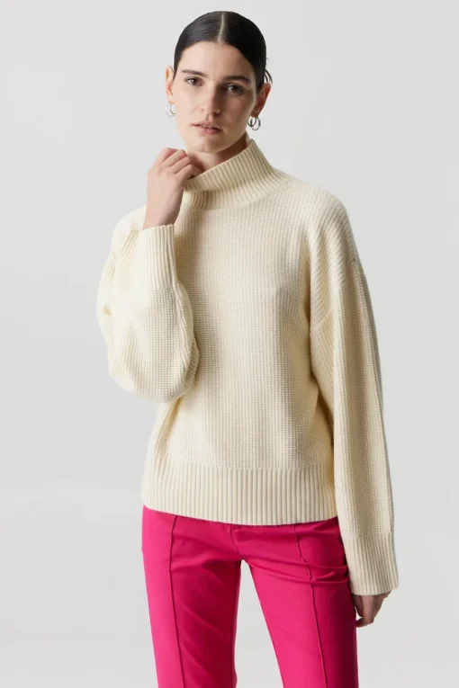Third Form - Boucle Turtleneck Knit (Cream)