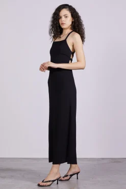 Third Form - Bouquet Lace Back Slip (Black) FINAL SALE