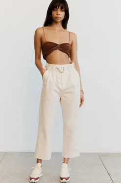 Third Form - Buckle Up Trouser (Natural) FINAL SALE