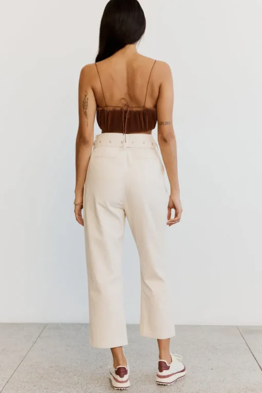 Third Form - Buckle Up Trouser (Natural) FINAL SALE