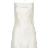 Third Form - Crush Bias Cowl Mini Slip (Cream)