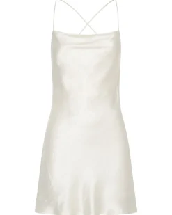 Third Form - Crush Bias Cowl Mini Slip (Cream)