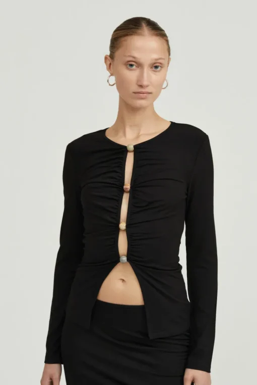 Third Form - HIDDEN GEM LONG SLEEVE TOP (BLACK)