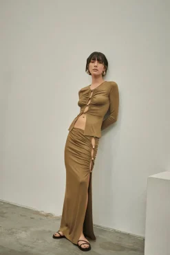 Third Form - HIDDEN GEM LONG SEEVE TOP (MOSS)
