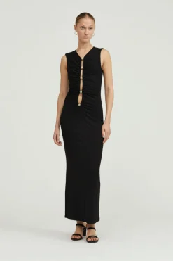 Third Form - HIDDEN GEM TANK MAXI DRESS (BLACK)