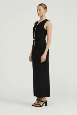 Third Form - HIDDEN GEM TANK MAXI DRESS (BLACK)