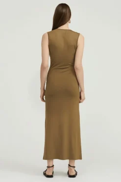Third Form - HIDDEN GEM TANK MAXI DRESS (MOSS)