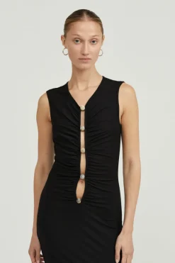 Third Form - HIDDEN GEM TANK MAXI DRESS (BLACK)