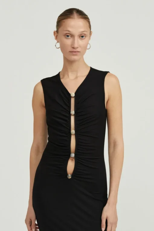 Third Form - HIDDEN GEM TANK MAXI DRESS (BLACK)