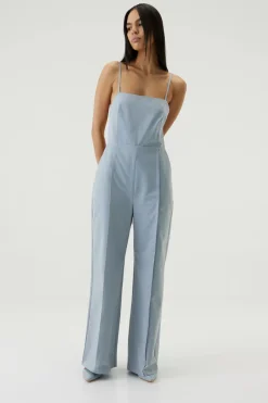 Women Third Form - LINE THROUGH JUMPSUIT (DUSTY BLUE)