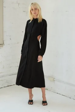 Third Form - Linger On Maxi Dress (Black) FINAL SALE